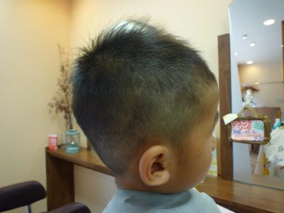 キッズ男の子 パパと一緒に カッコ可愛いモテる髪型 おススメ男の短髪ヘア 京都 亀岡の美容室 京都府亀岡市の美容室 幸いブレインズの公式サイトです